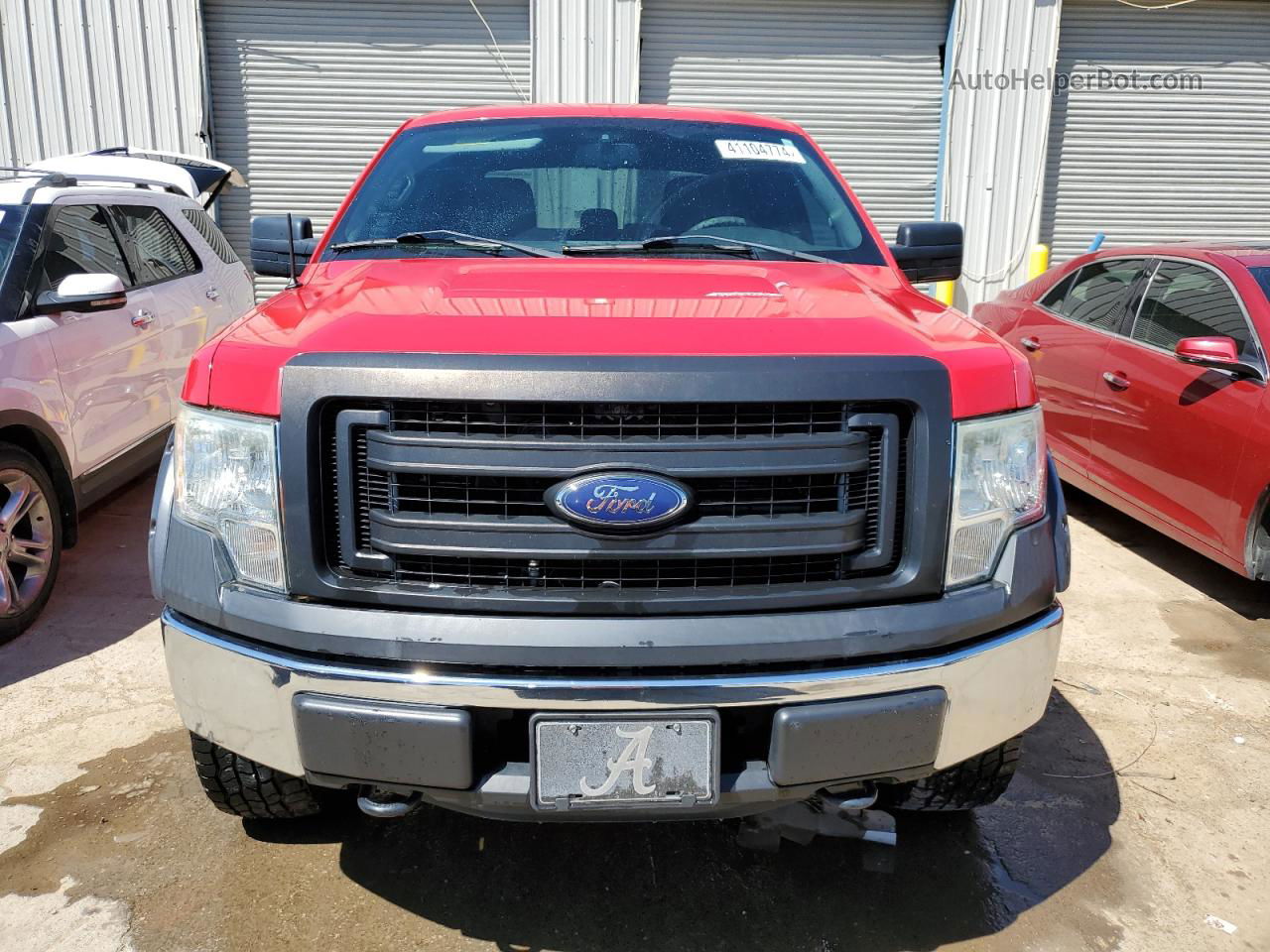 2014 Ford F150 Supercrew Красный vin: 1FTFW1EF0EKD00094