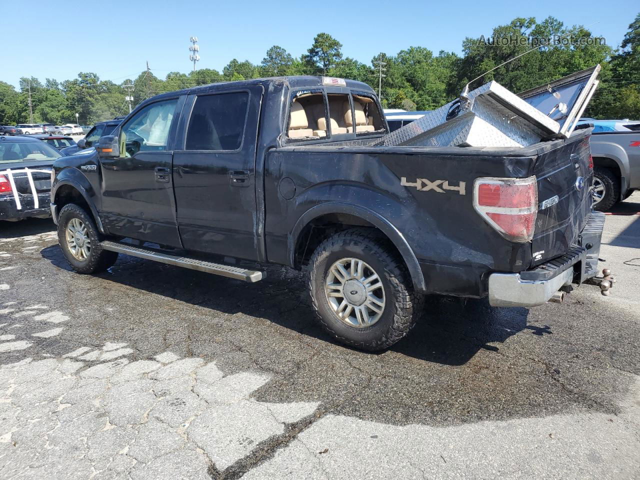 2014 Ford F150 Supercrew Black vin: 1FTFW1EF0EKD13542