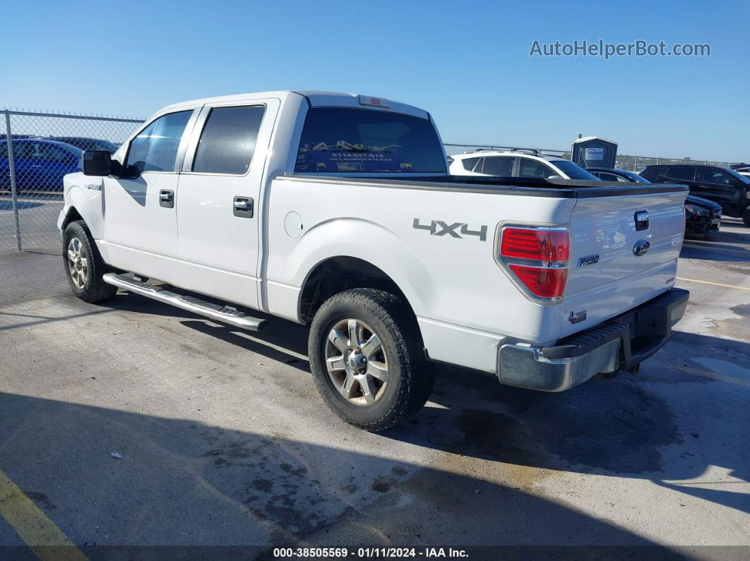 2014 Ford F-150 Xlt White vin: 1FTFW1EF0EKD24525