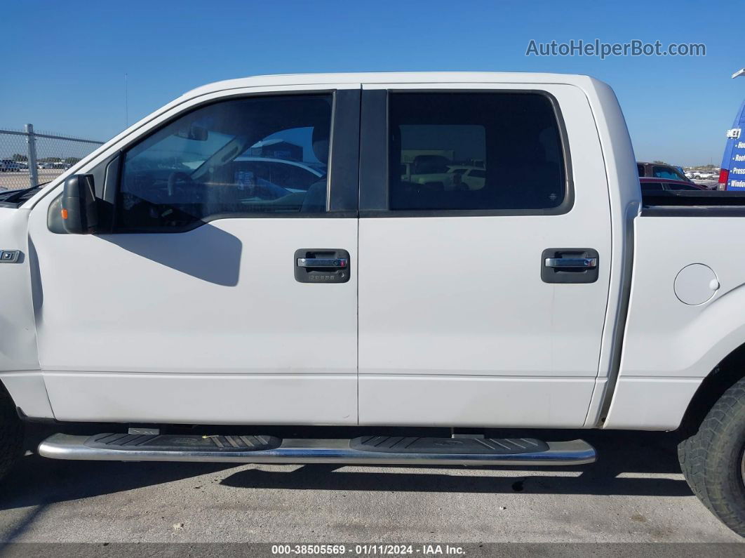 2014 Ford F-150 Xlt White vin: 1FTFW1EF0EKD24525