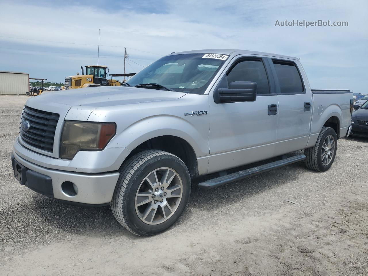 2014 Ford F150 Supercrew Silver vin: 1FTFW1EF0EKD66936