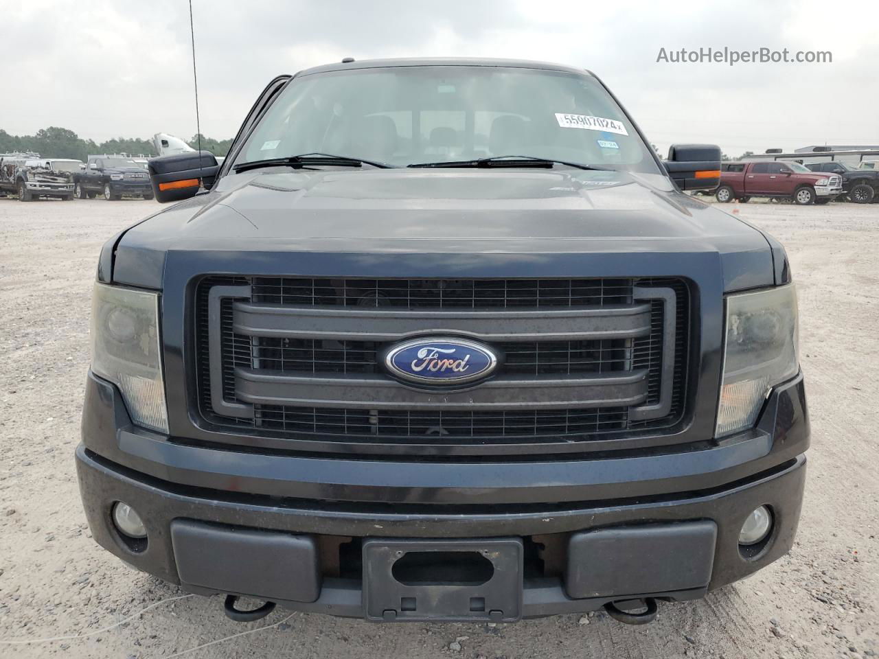 2014 Ford F150 Supercrew Black vin: 1FTFW1EF0EKE94657