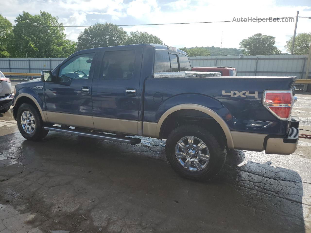 2011 Ford F150 Supercrew Blue vin: 1FTFW1EF1BFA08345