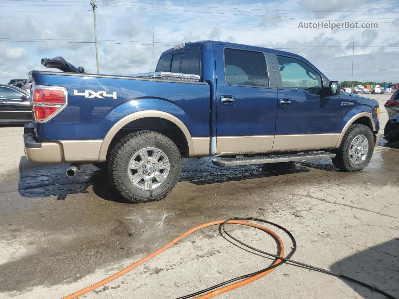 2011 Ford F150 Supercrew Blue vin: 1FTFW1EF1BFA08345