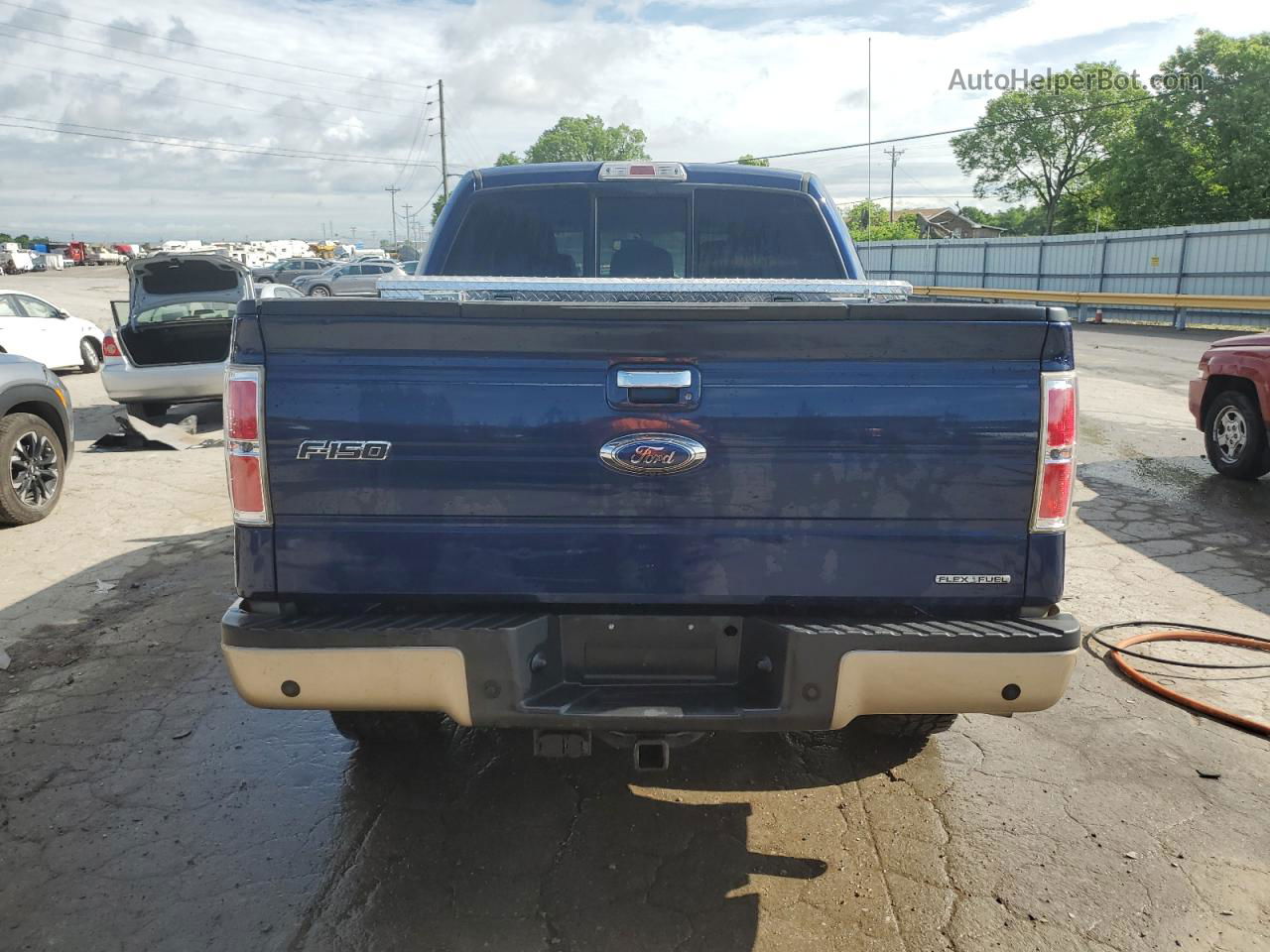 2011 Ford F150 Supercrew Blue vin: 1FTFW1EF1BFA08345