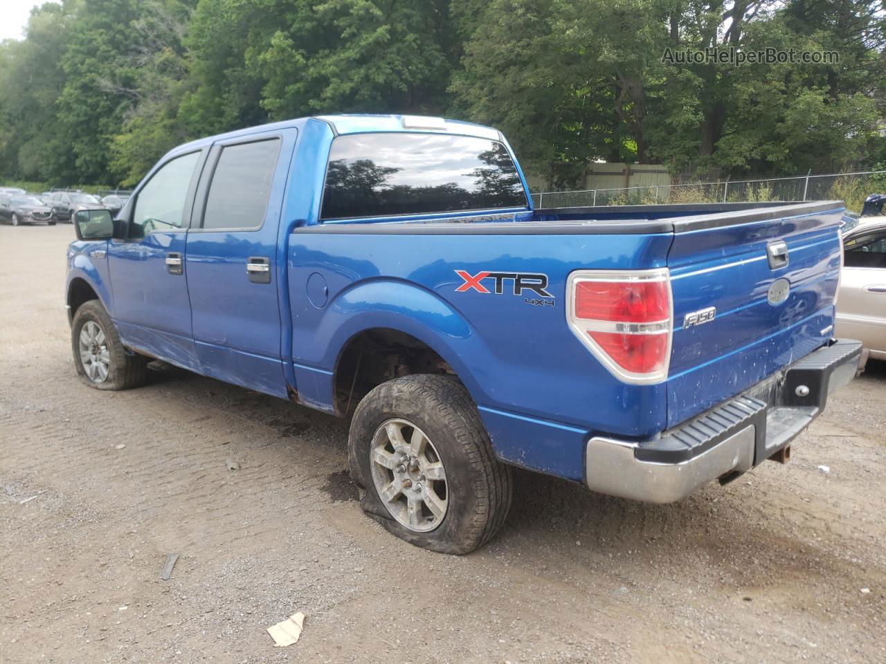 2011 Ford F150 Supercrew Blue vin: 1FTFW1EF1BFA09950