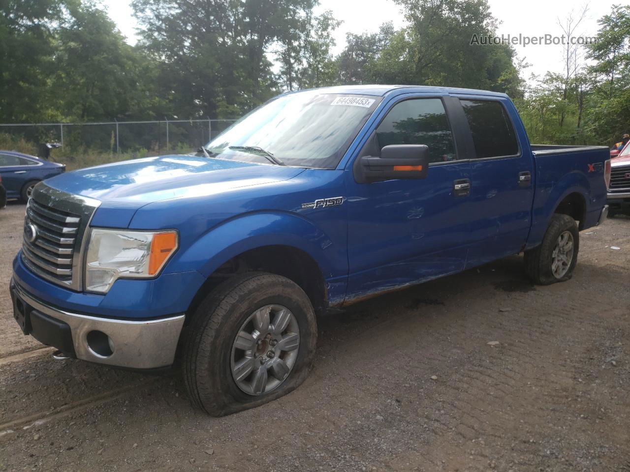 2011 Ford F150 Supercrew Blue vin: 1FTFW1EF1BFA09950