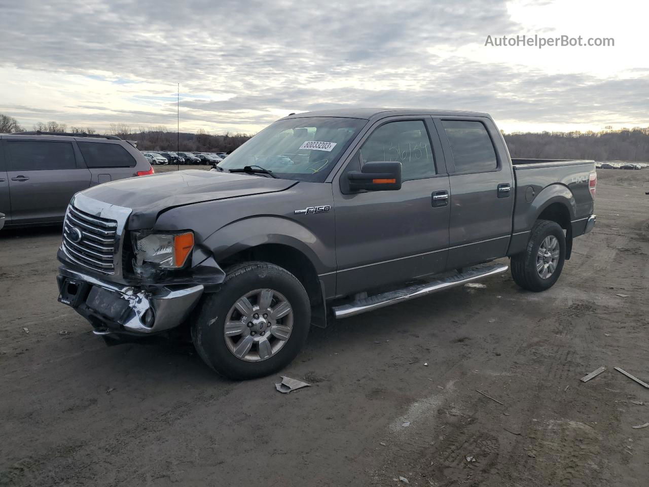 2011 Ford F150 Supercrew Gray vin: 1FTFW1EF1BFA33763