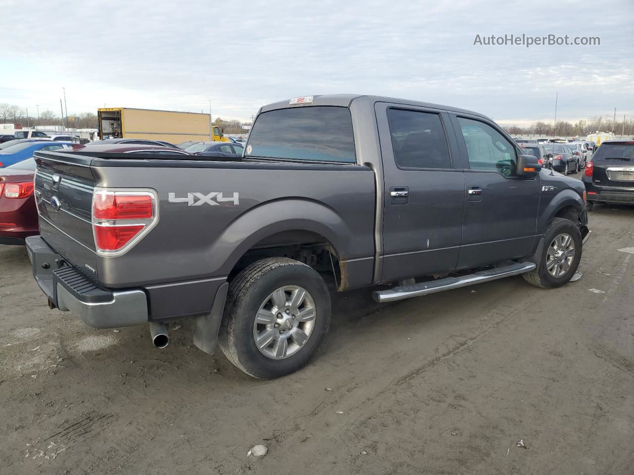 2011 Ford F150 Supercrew Gray vin: 1FTFW1EF1BFA33763