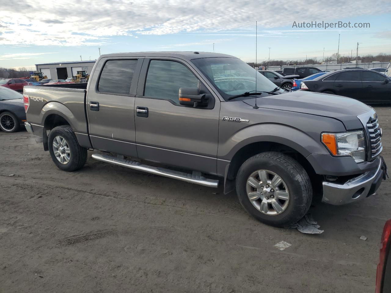 2011 Ford F150 Supercrew Gray vin: 1FTFW1EF1BFA33763