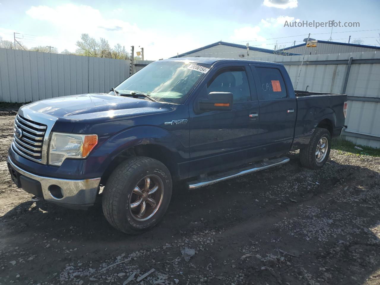 2011 Ford F150 Supercrew Blue vin: 1FTFW1EF1BFB50078