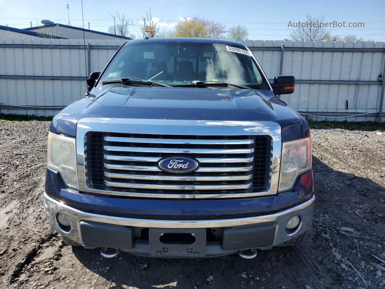 2011 Ford F150 Supercrew Blue vin: 1FTFW1EF1BFB50078