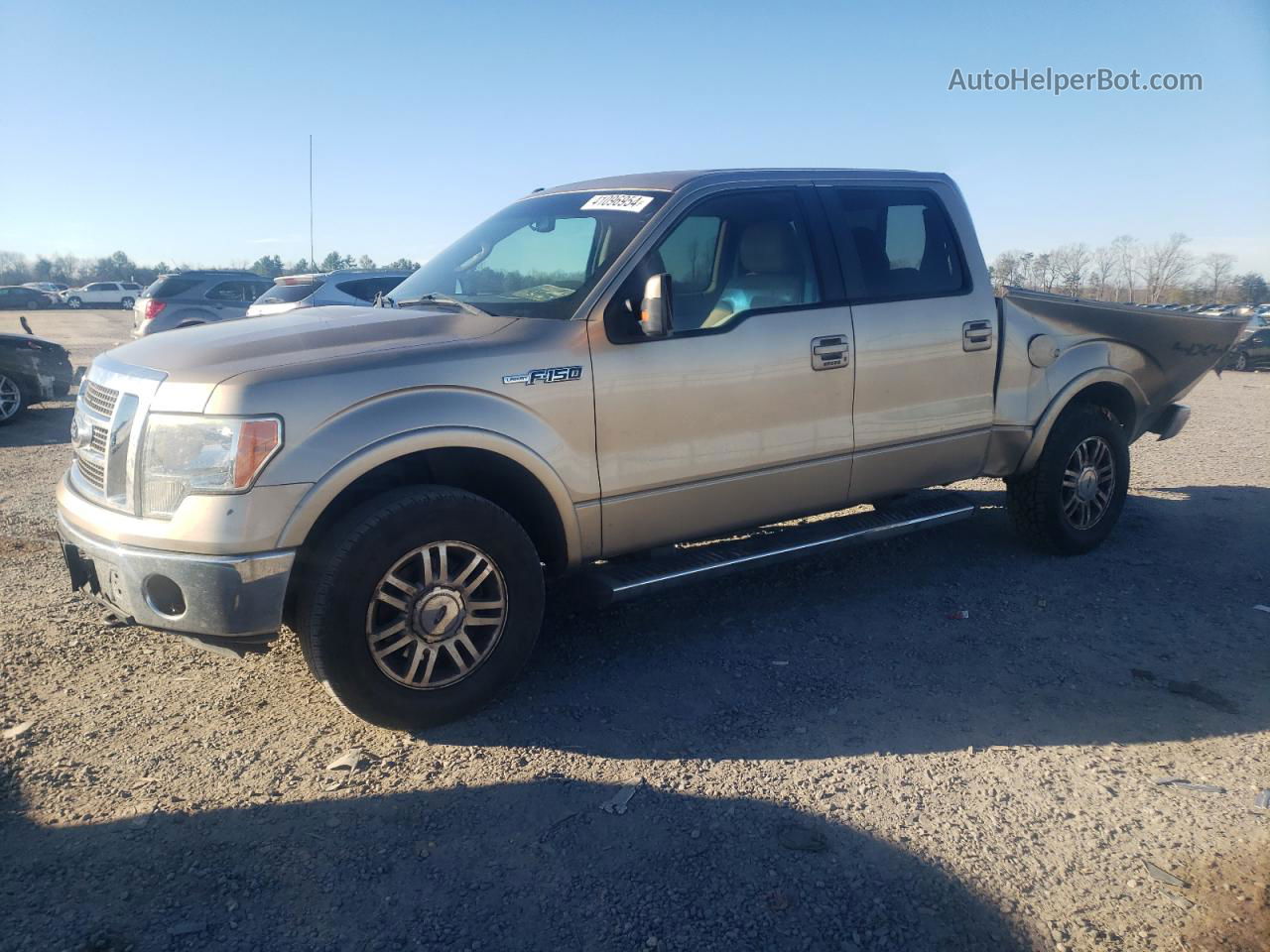 2011 Ford F150 Supercrew Tan vin: 1FTFW1EF1BFC02115