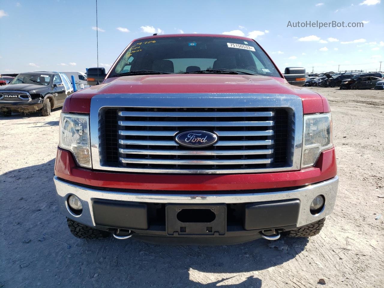 2011 Ford F150 Supercrew Red vin: 1FTFW1EF1BFC76439