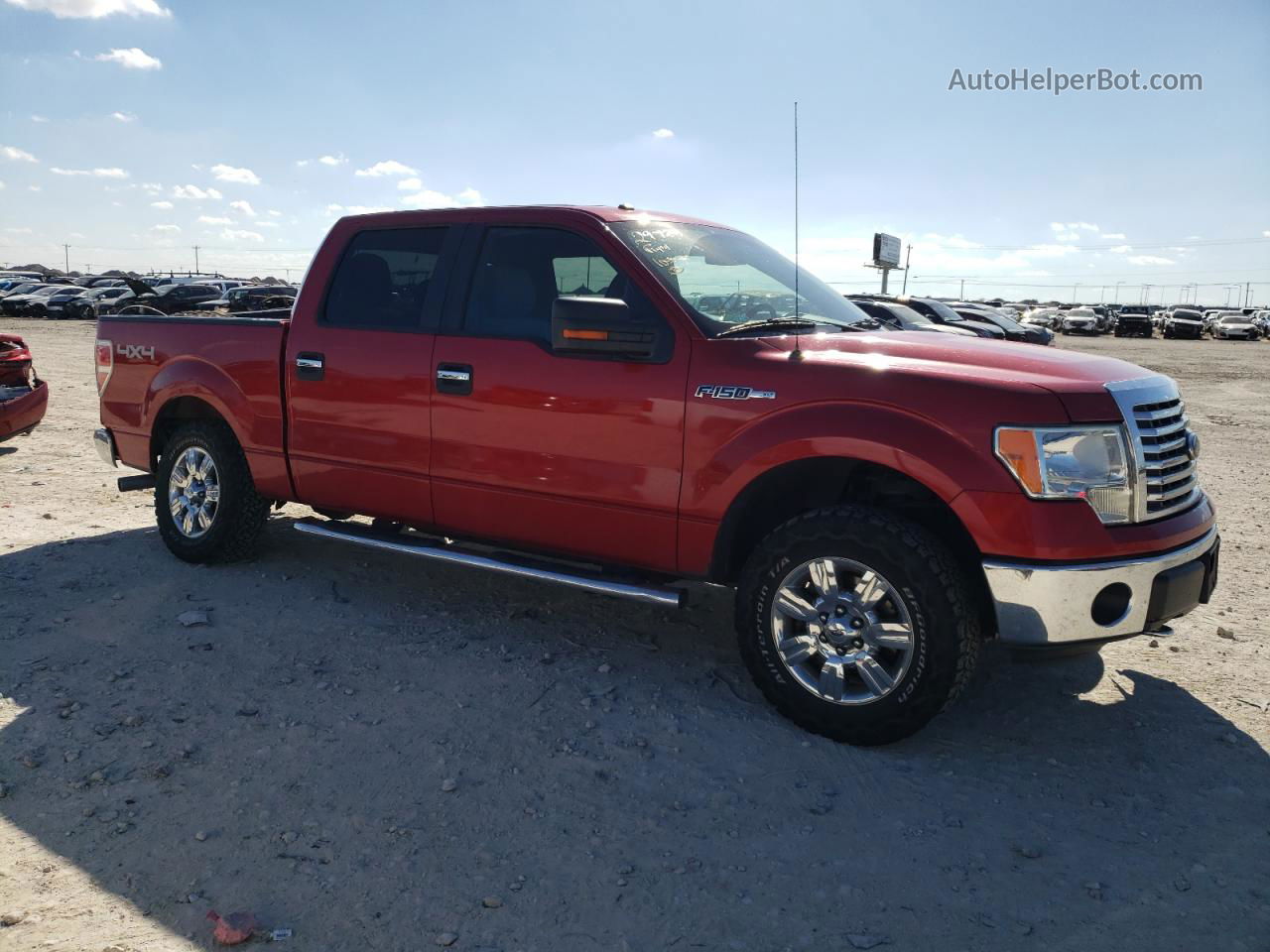 2011 Ford F150 Supercrew Красный vin: 1FTFW1EF1BFC76439