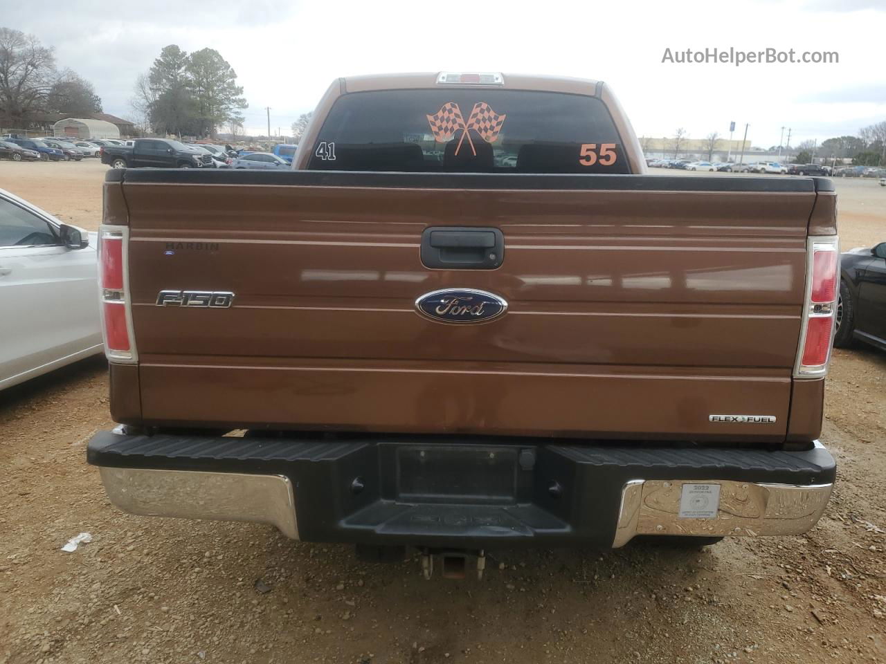 2011 Ford F150 Supercrew Brown vin: 1FTFW1EF1BKD36162