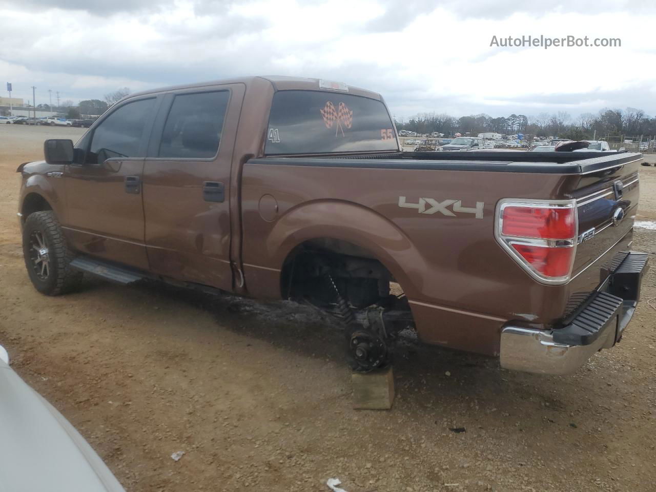 2011 Ford F150 Supercrew Brown vin: 1FTFW1EF1BKD36162