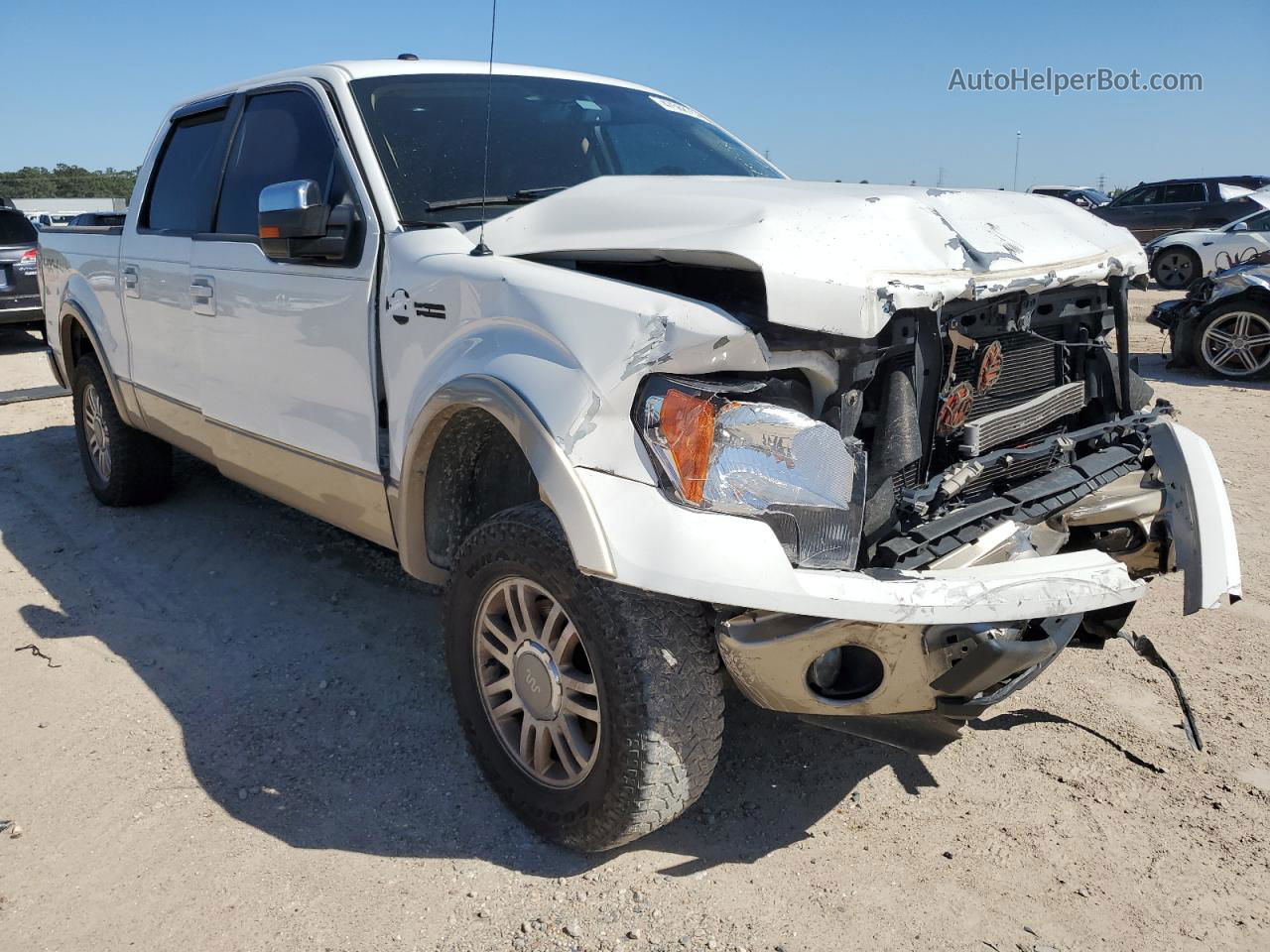 2011 Ford F150 Supercrew White vin: 1FTFW1EF1BKD46769