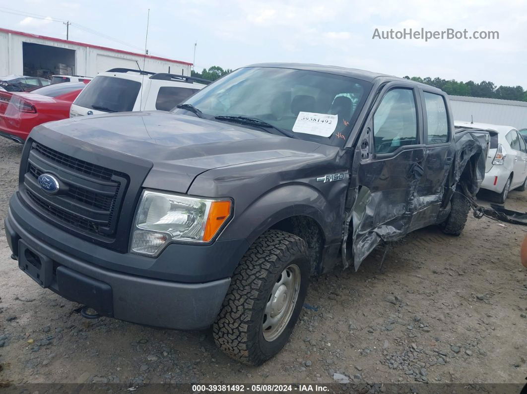 2014 Ford F-150 Xl Black vin: 1FTFW1EF1EFA77766