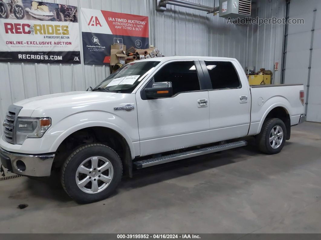 2014 Ford F-150 King Ranch White vin: 1FTFW1EF1EKE75051