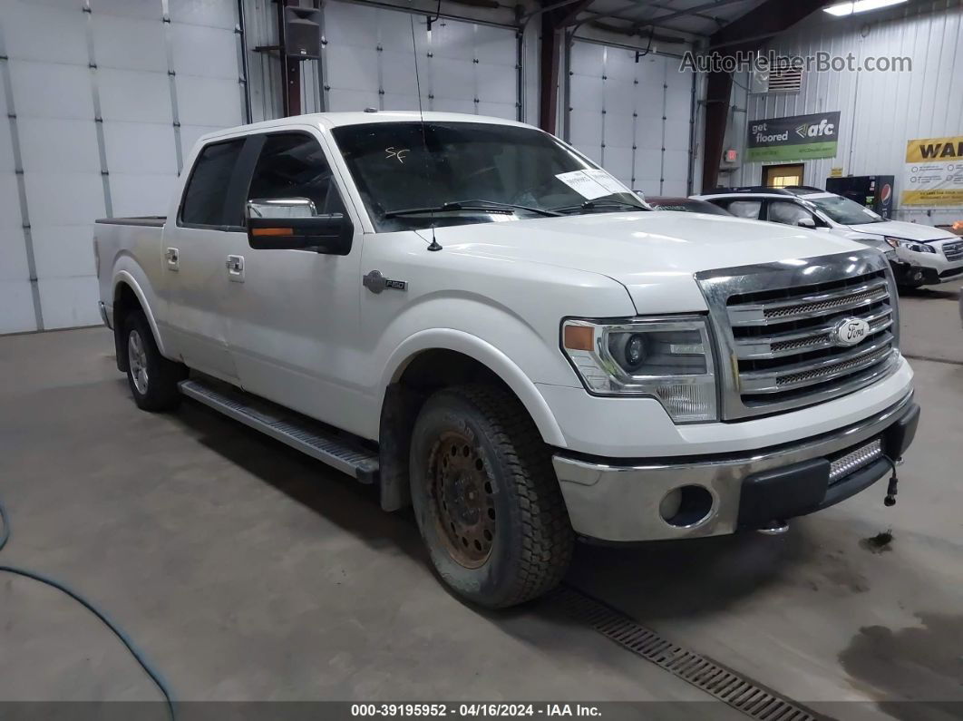 2014 Ford F-150 King Ranch White vin: 1FTFW1EF1EKE75051