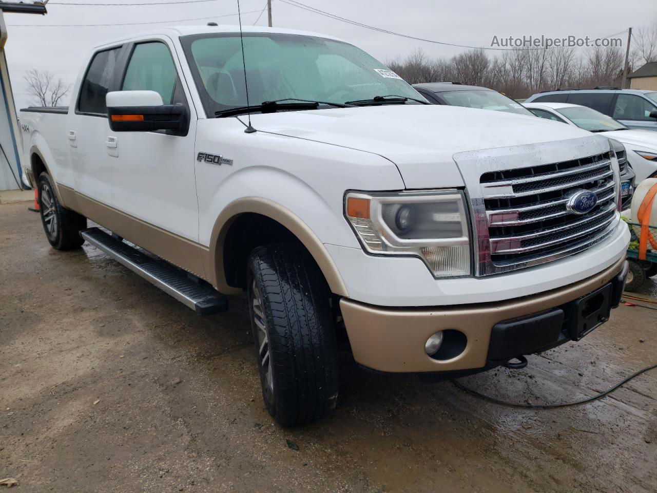 2014 Ford F150 Supercrew White vin: 1FTFW1EF1EKF71407