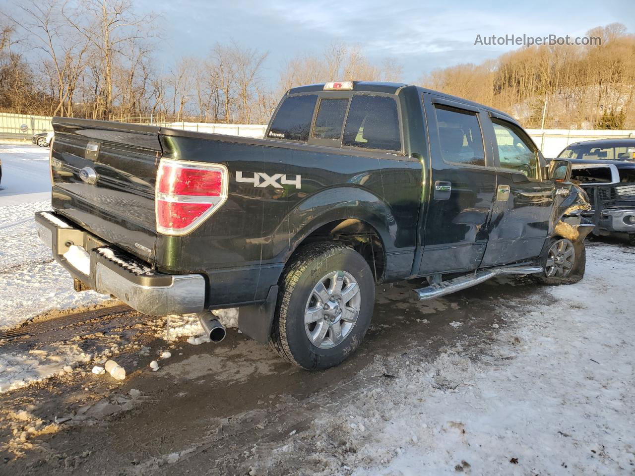 2014 Ford F150 Supercrew Green vin: 1FTFW1EF1EKG03661