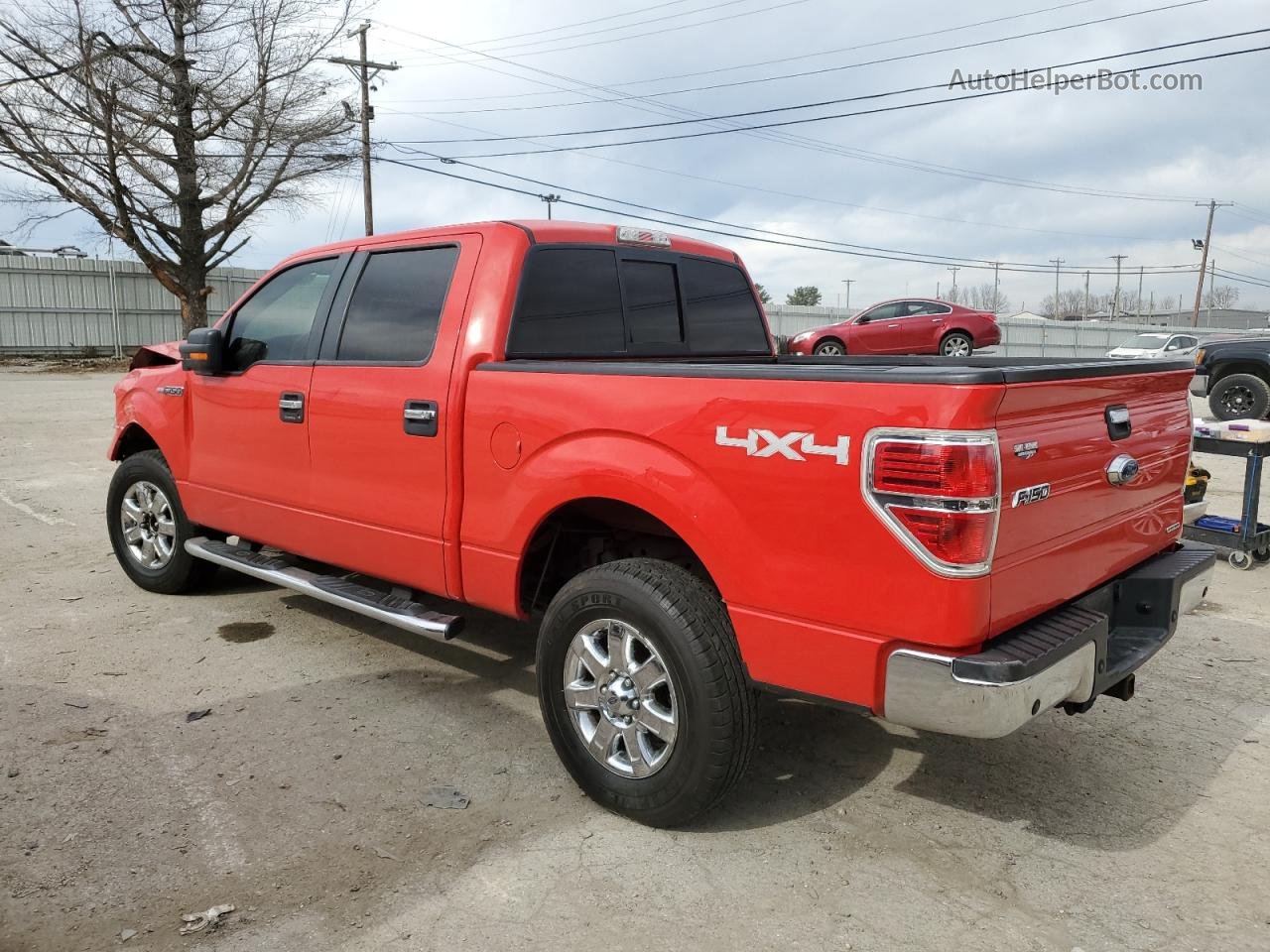 2014 Ford F150 Supercrew Red vin: 1FTFW1EF1EKG44615