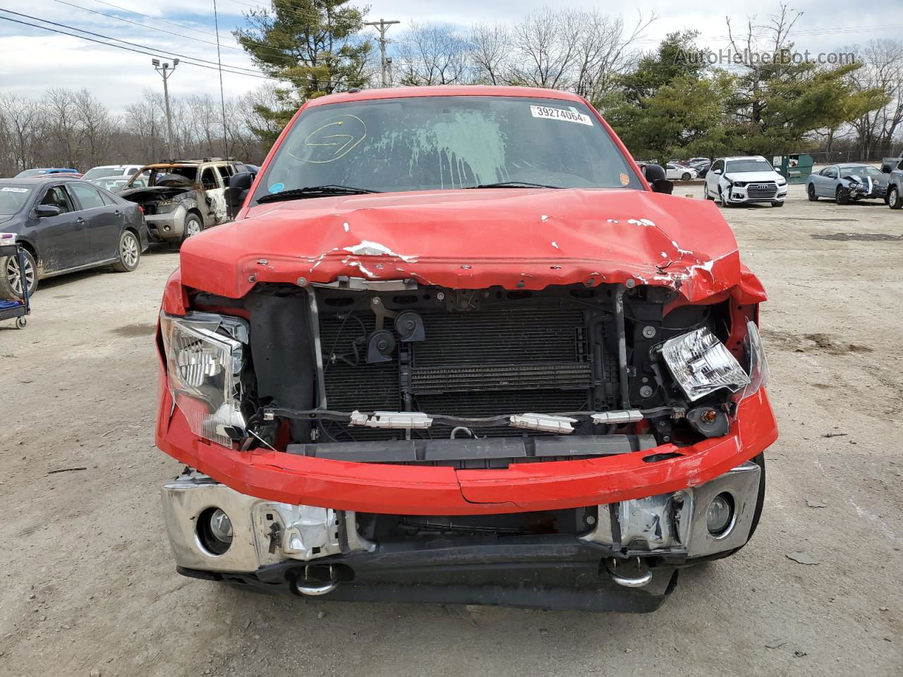 2014 Ford F150 Supercrew Red vin: 1FTFW1EF1EKG44615