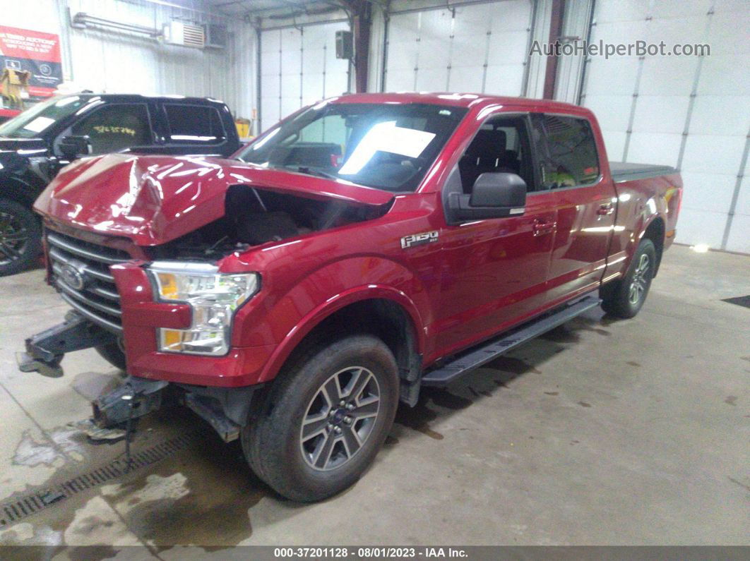 2017 Ford F-150 Xl/xlt/lariat Red vin: 1FTFW1EF1HKE18577