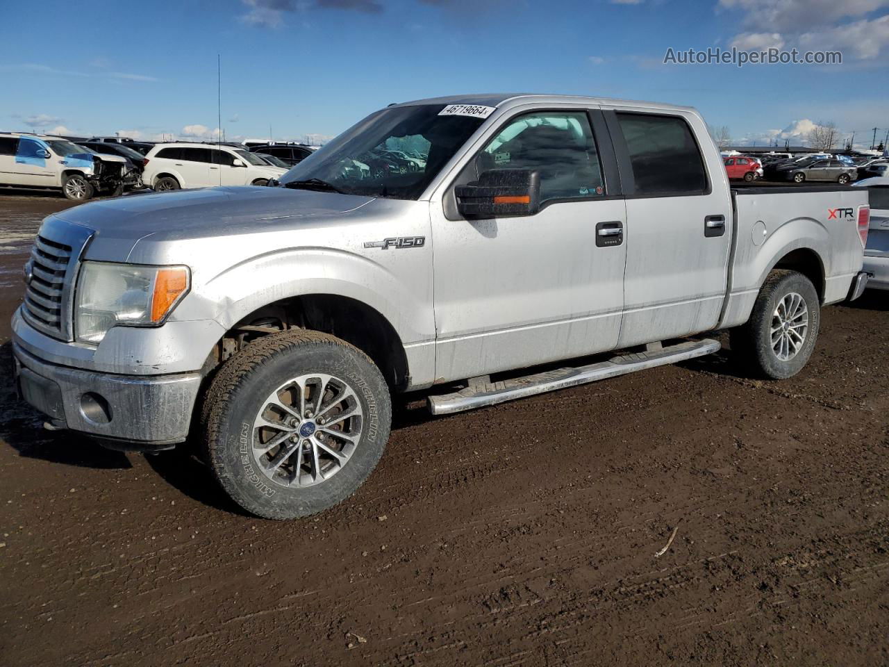 2011 Ford F150 Supercrew Silver vin: 1FTFW1EF2BFB12441