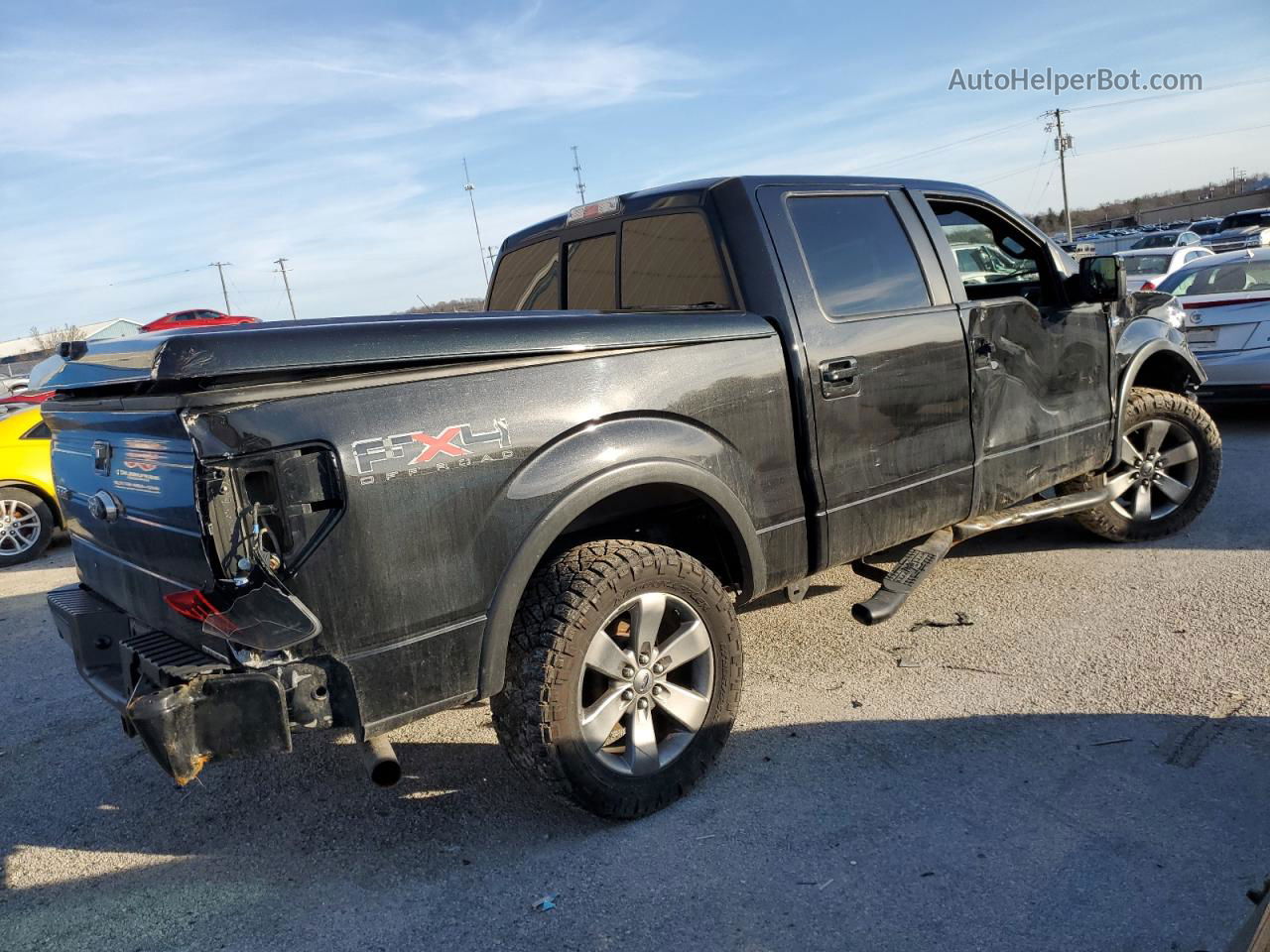 2011 Ford F150 Supercrew Black vin: 1FTFW1EF2BFB22497