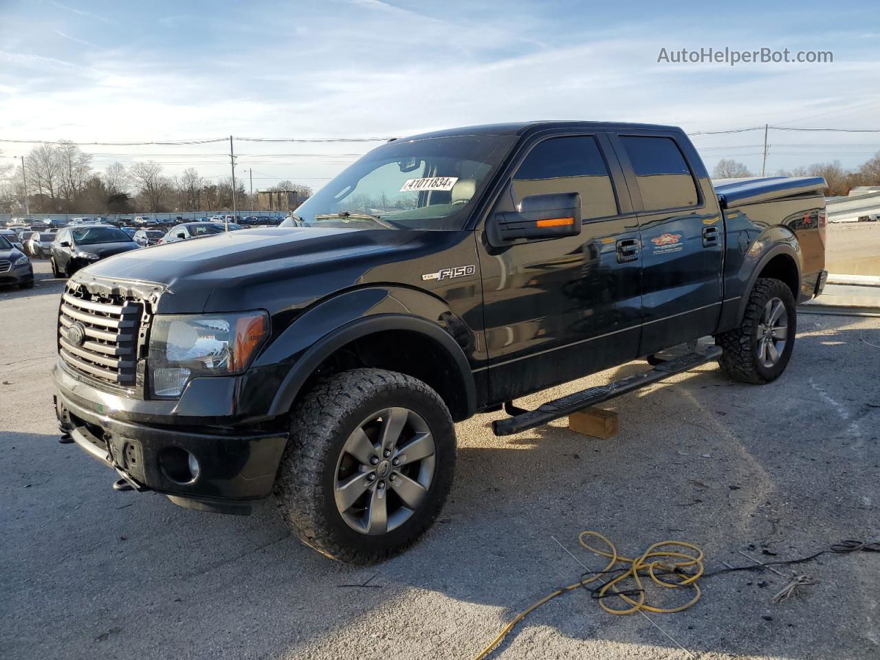 2011 Ford F150 Supercrew Black vin: 1FTFW1EF2BFB22497