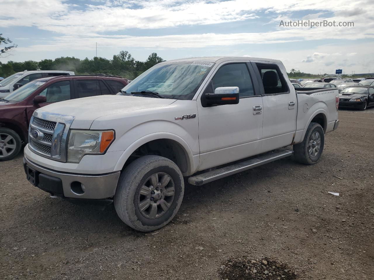 2011 Ford F150 Supercrew Белый vin: 1FTFW1EF2BFB48632