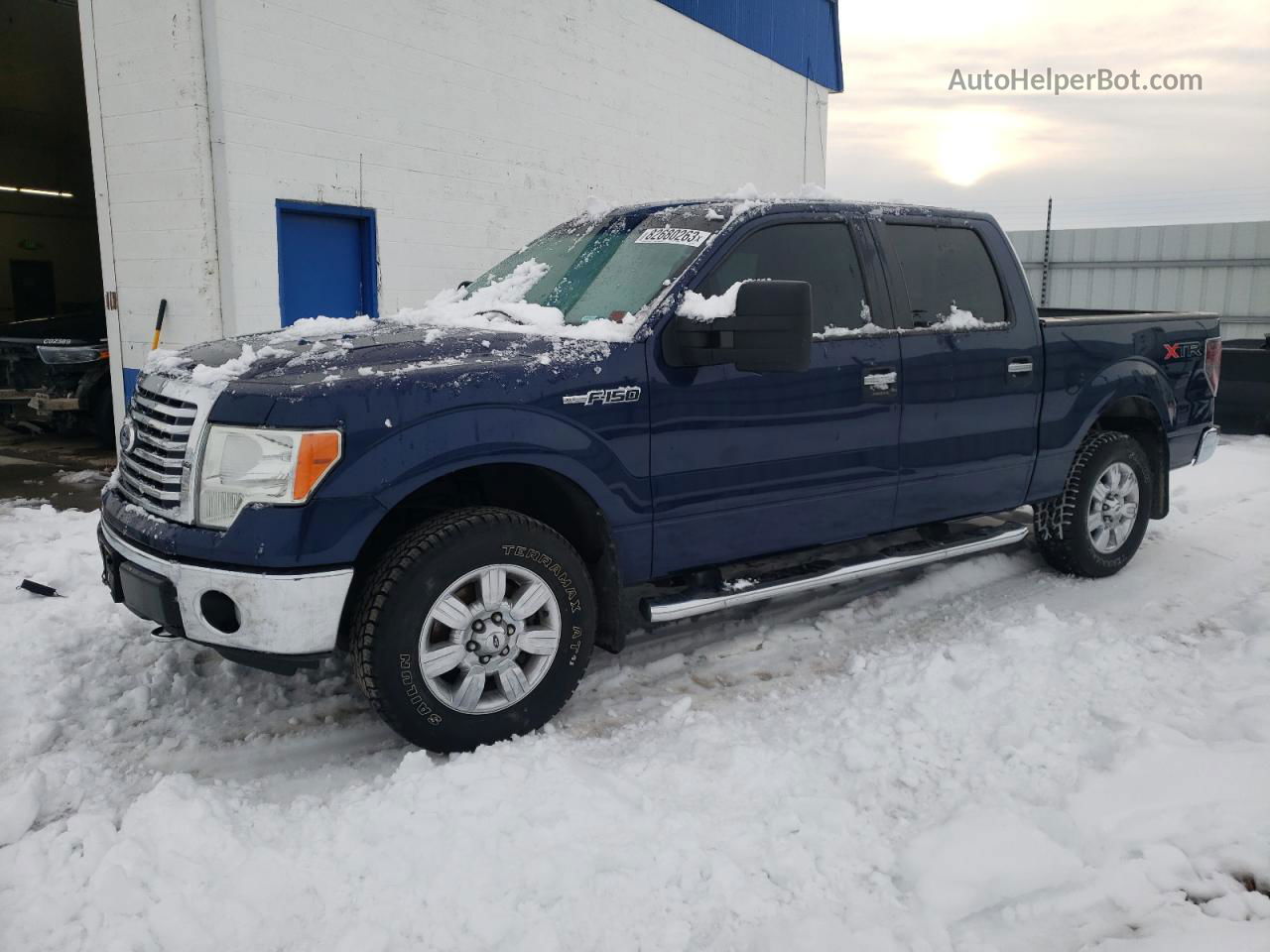 2011 Ford F150 Supercrew Blue vin: 1FTFW1EF2BFB49232