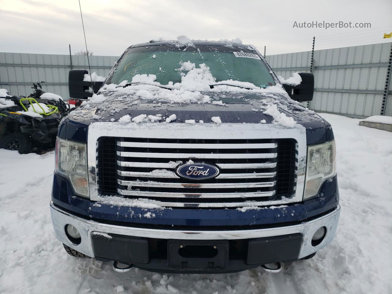 2011 Ford F150 Supercrew Blue vin: 1FTFW1EF2BFB49232