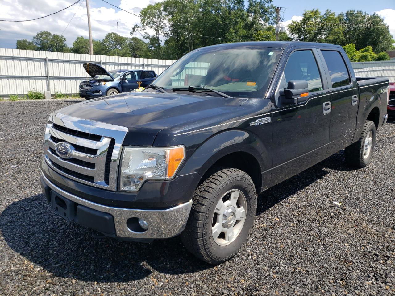 2011 Ford F150 Supercrew Black vin: 1FTFW1EF2BFC45345