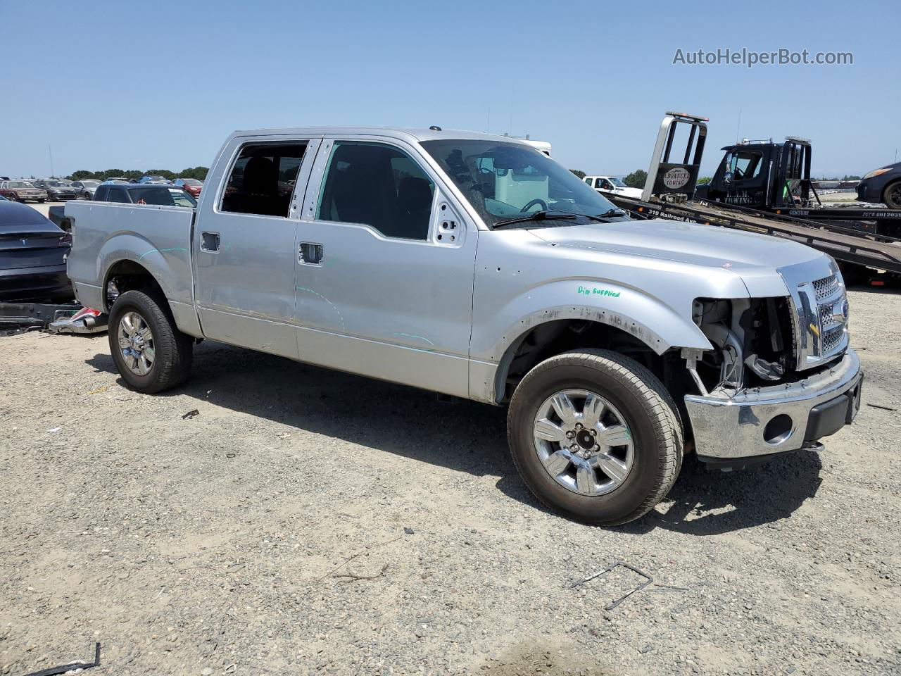 2011 Ford F150 Supercrew Silver vin: 1FTFW1EF2BFD15362