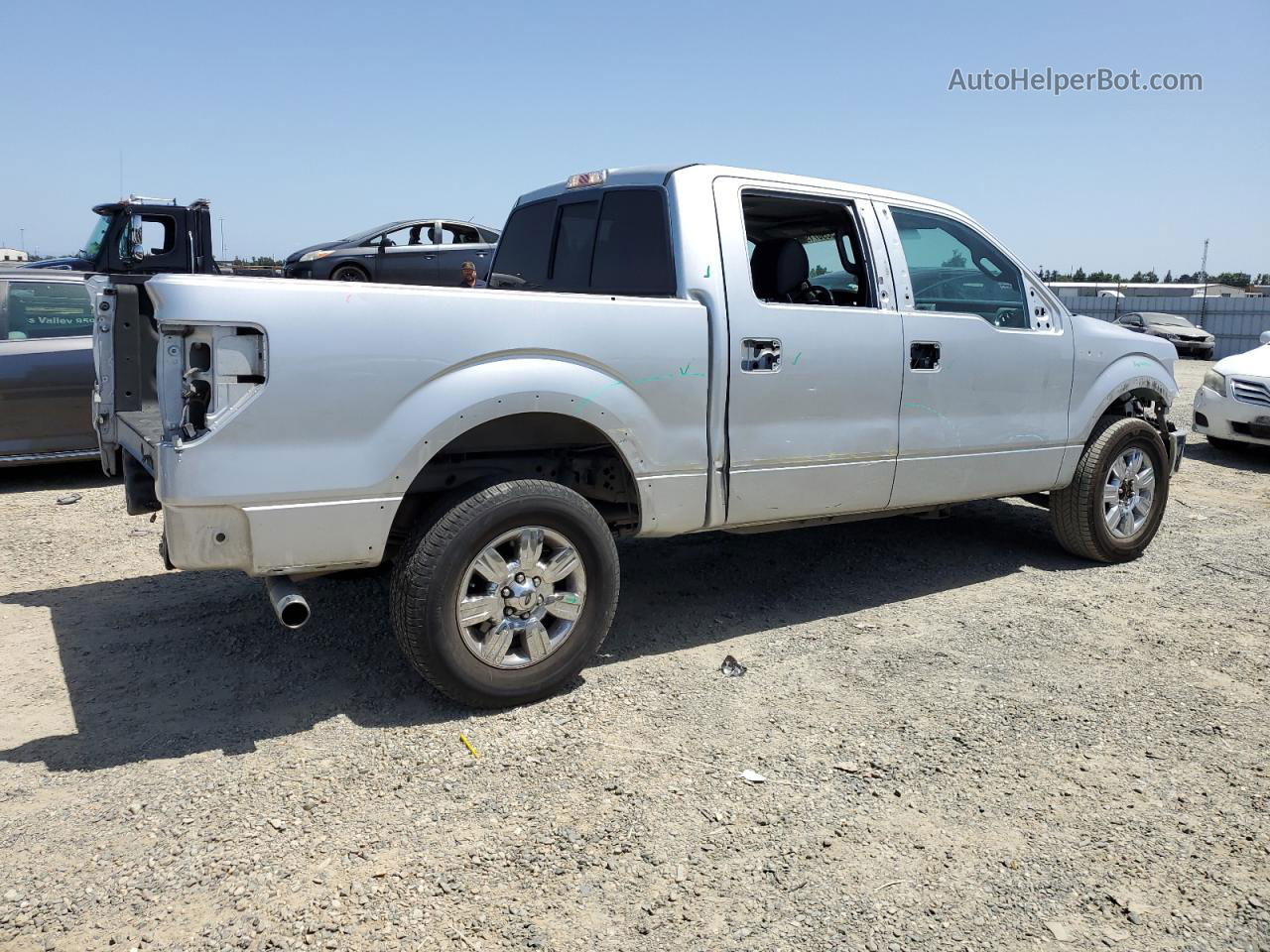 2011 Ford F150 Supercrew Silver vin: 1FTFW1EF2BFD15362