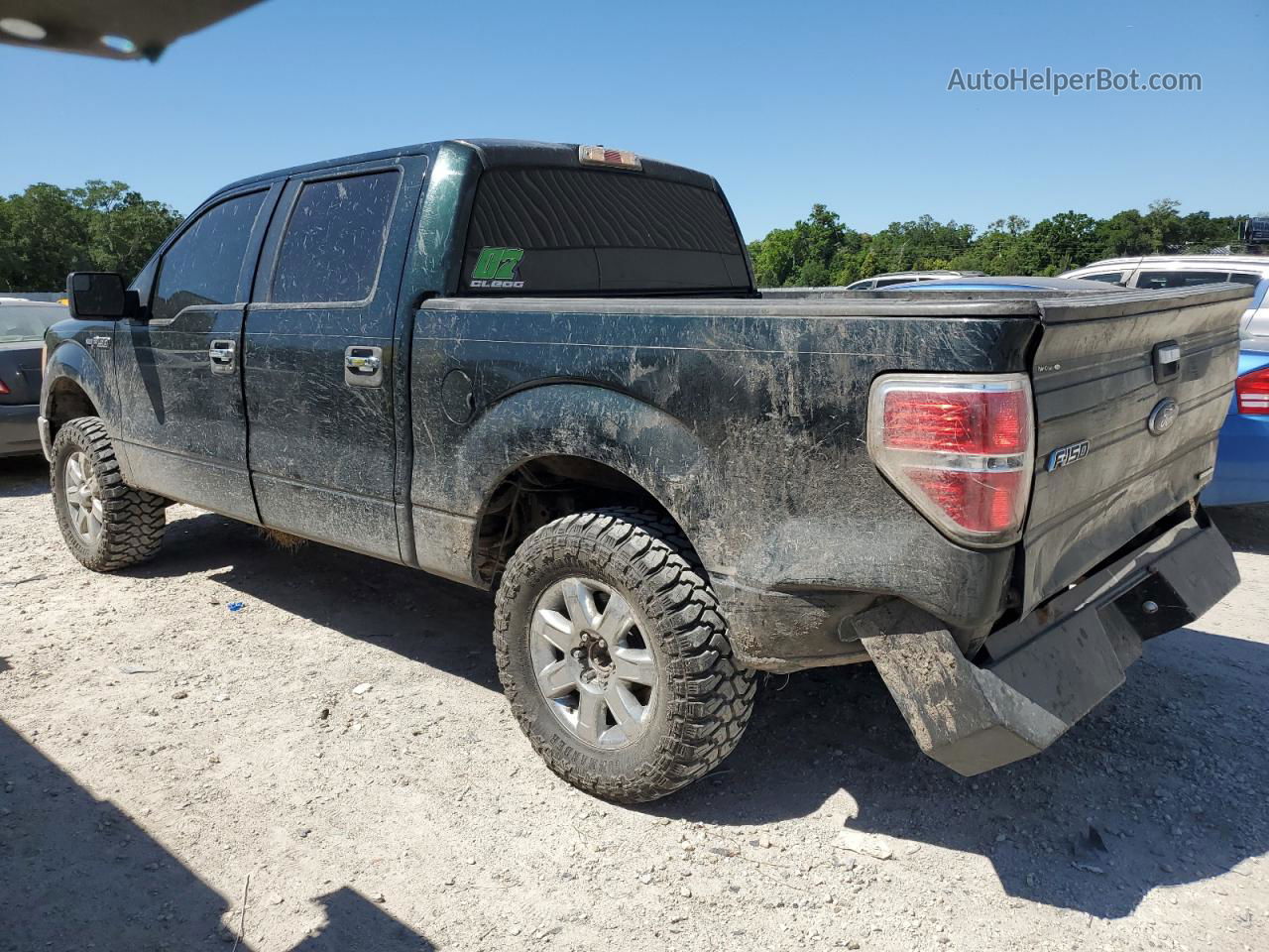 2014 Ford F150 Supercrew Green vin: 1FTFW1EF2EFA07953