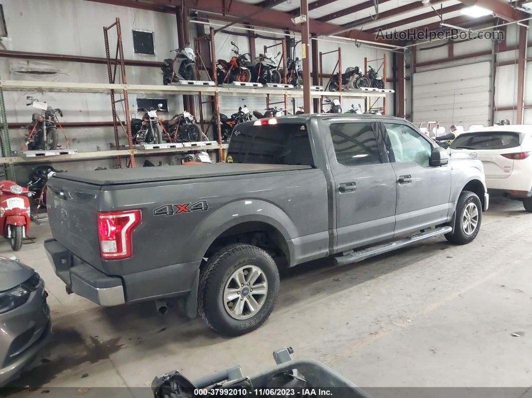 2017 Ford F-150 Xlt Gray vin: 1FTFW1EF2HFB26221