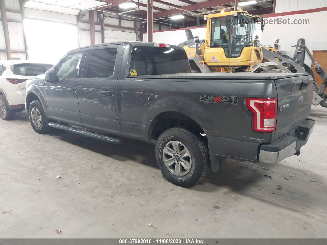 2017 Ford F-150 Xlt Gray vin: 1FTFW1EF2HFB26221