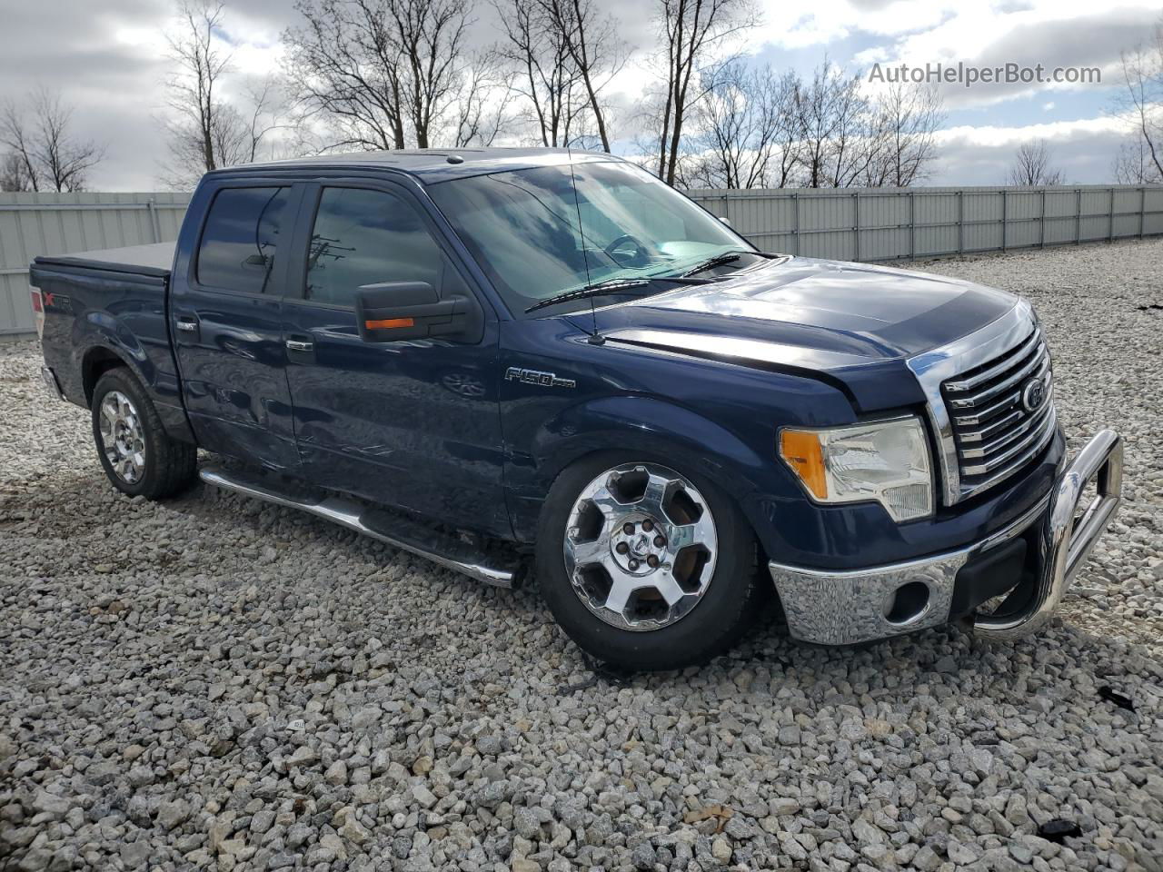 2011 Ford F150 Supercrew Blue vin: 1FTFW1EF3BFA09044