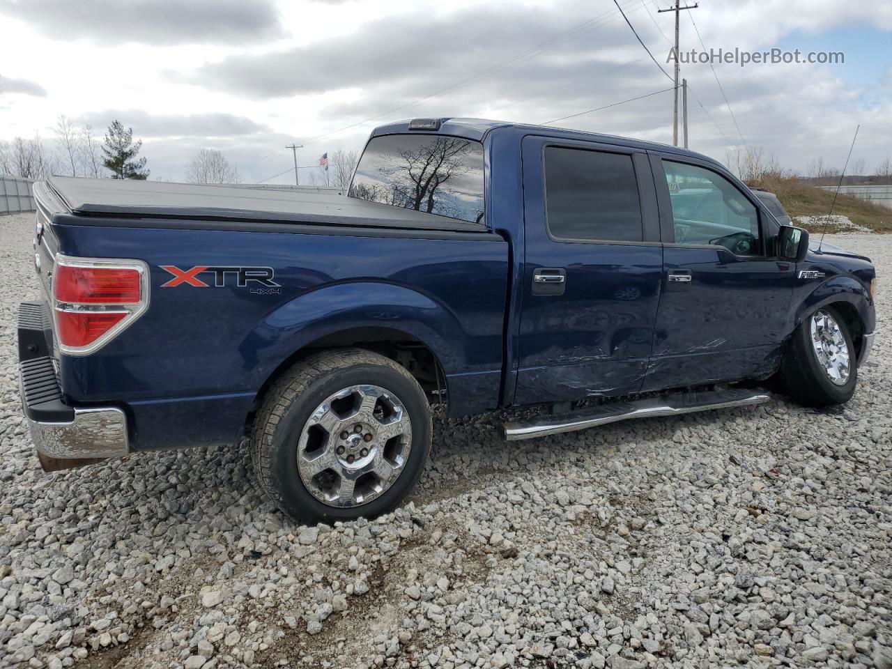 2011 Ford F150 Supercrew Blue vin: 1FTFW1EF3BFA09044