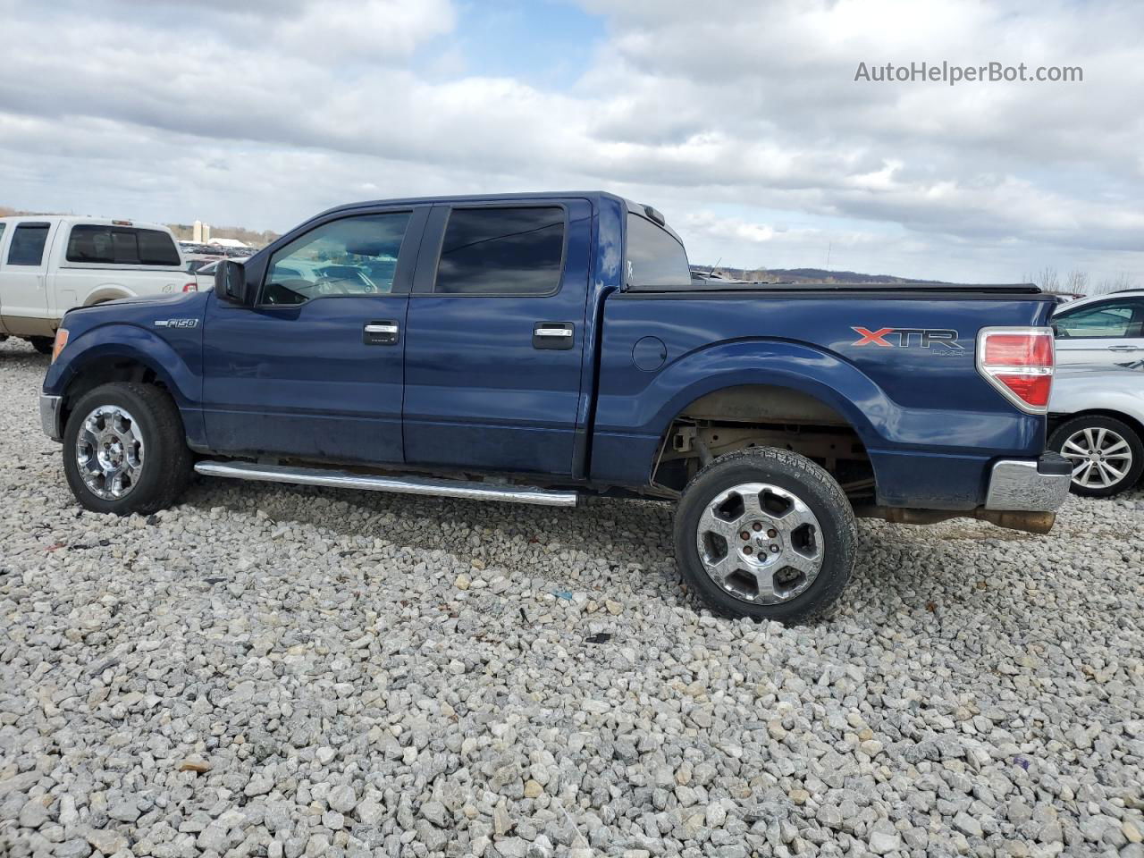 2011 Ford F150 Supercrew Blue vin: 1FTFW1EF3BFA09044