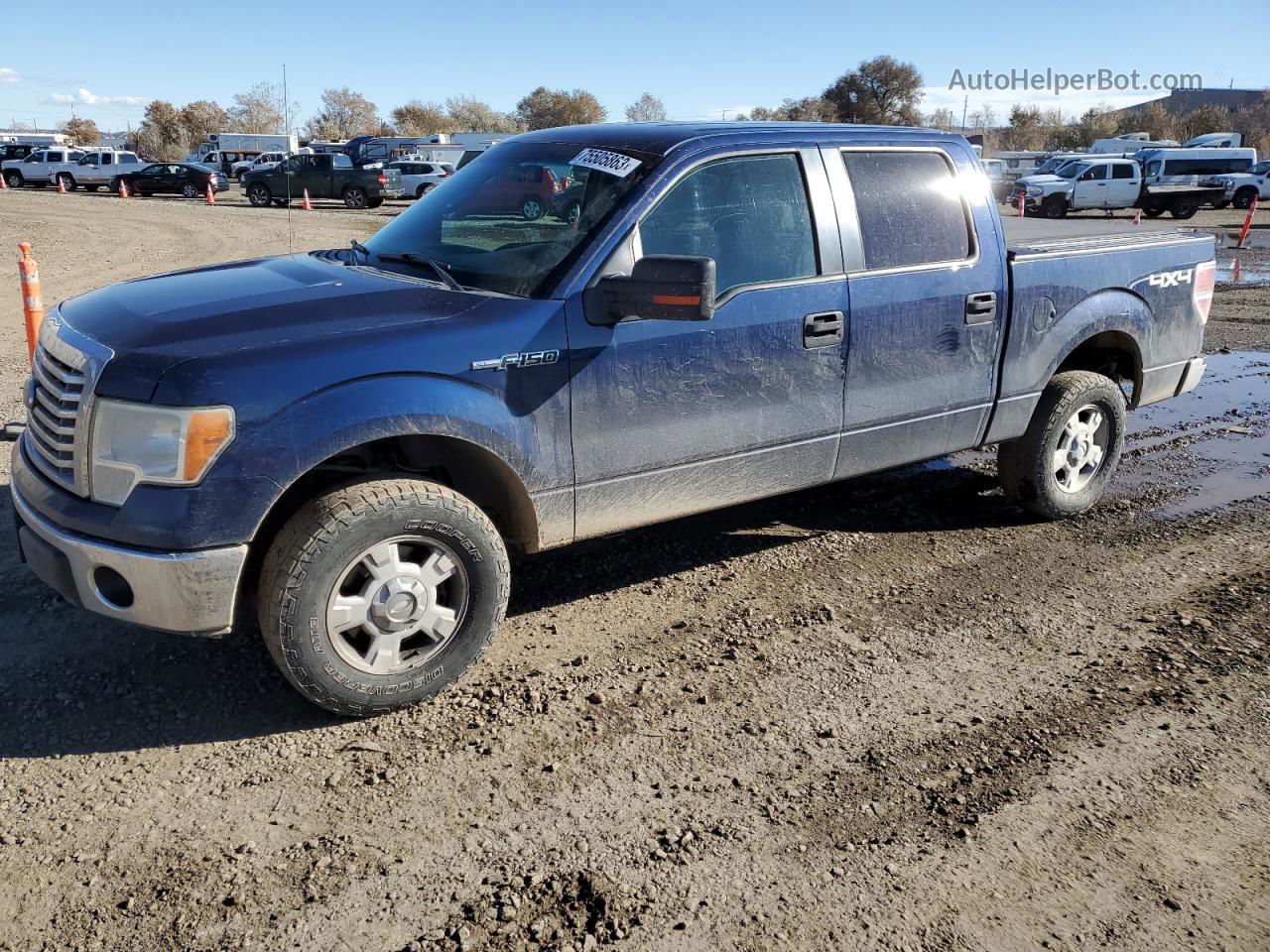 2011 Ford F150 Supercrew Blue vin: 1FTFW1EF3BFB78173