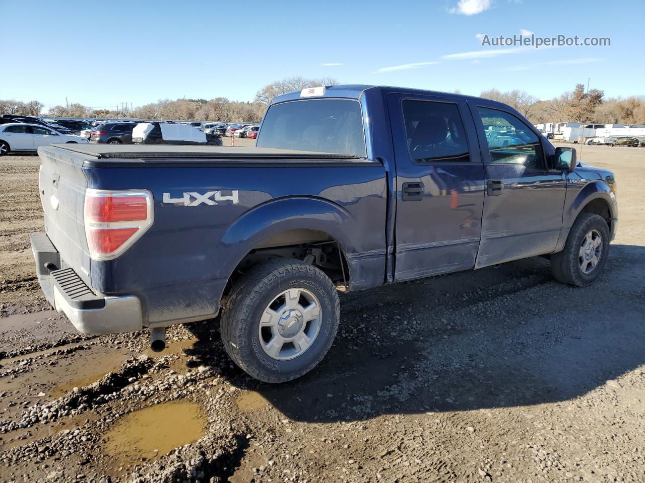 2011 Ford F150 Supercrew Blue vin: 1FTFW1EF3BFB78173