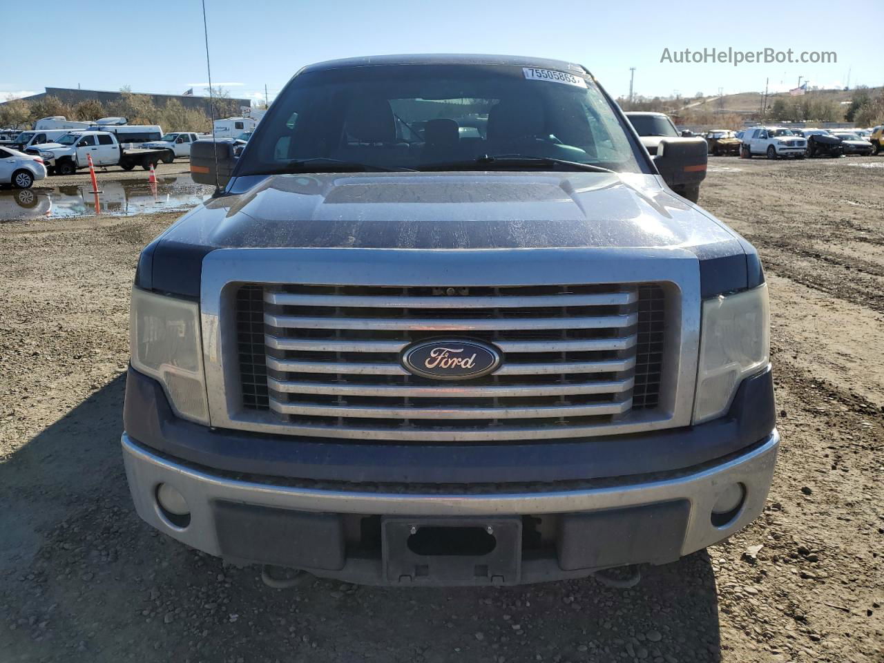 2011 Ford F150 Supercrew Blue vin: 1FTFW1EF3BFB78173