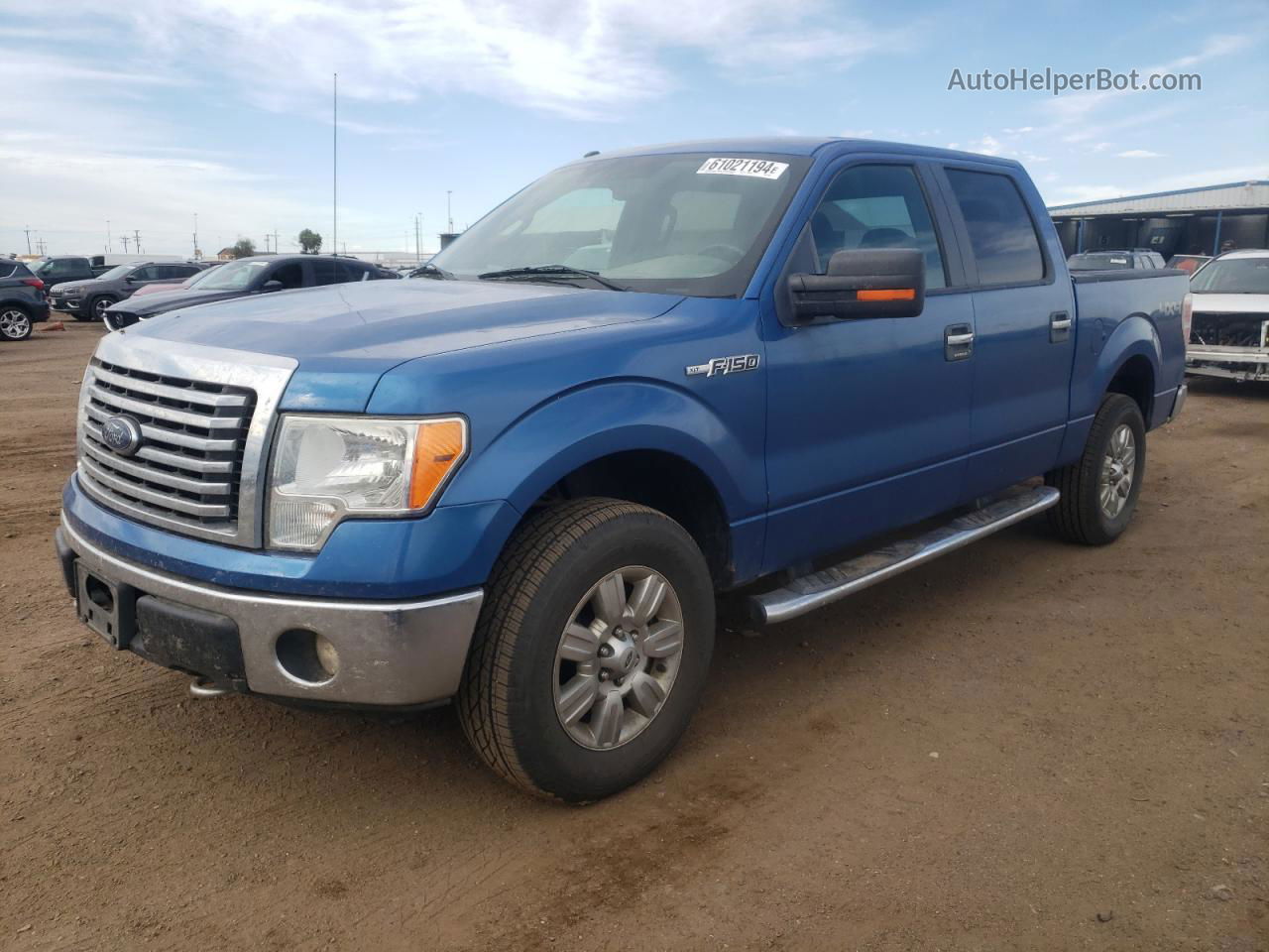 2011 Ford F150 Supercrew Blue vin: 1FTFW1EF3BFC65894