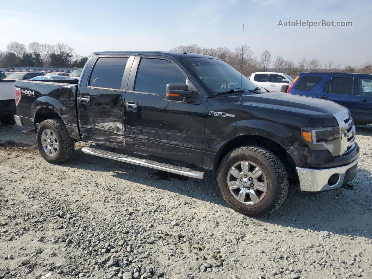 2011 Ford F150 Supercrew Black vin: 1FTFW1EF3BFD01356